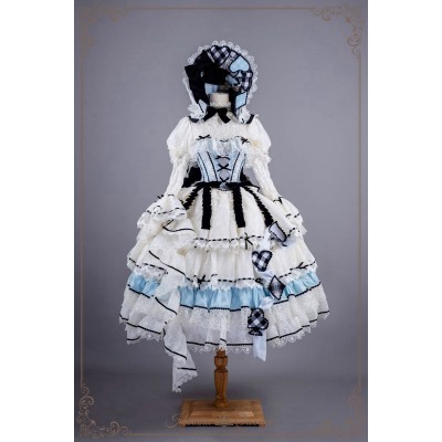 Hinana Queena Alice In Dreamland Tea Party Top and Skirt Sets(Reservation/Full Payment Without Shipping)